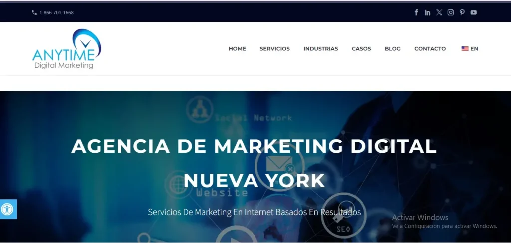 Top 6 Agencias de Marketing Digital New York Agencia de marketing digital Any Time